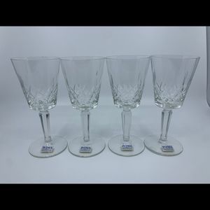 Ivima Cut Crystal Wine Glasses